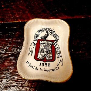 Longchamp France vintage dish